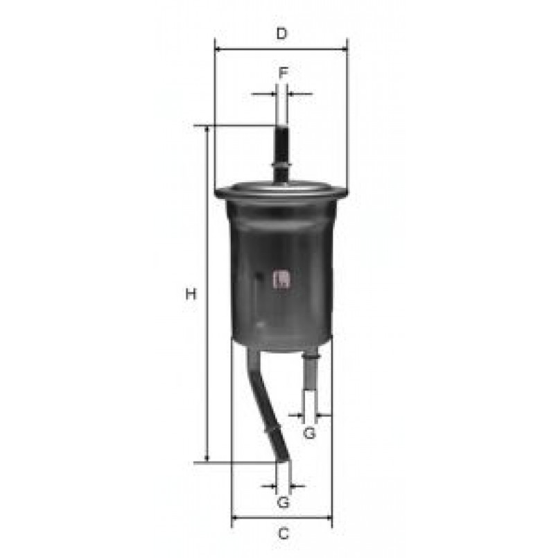 S 1828 B SOFIMA Фільтр палива